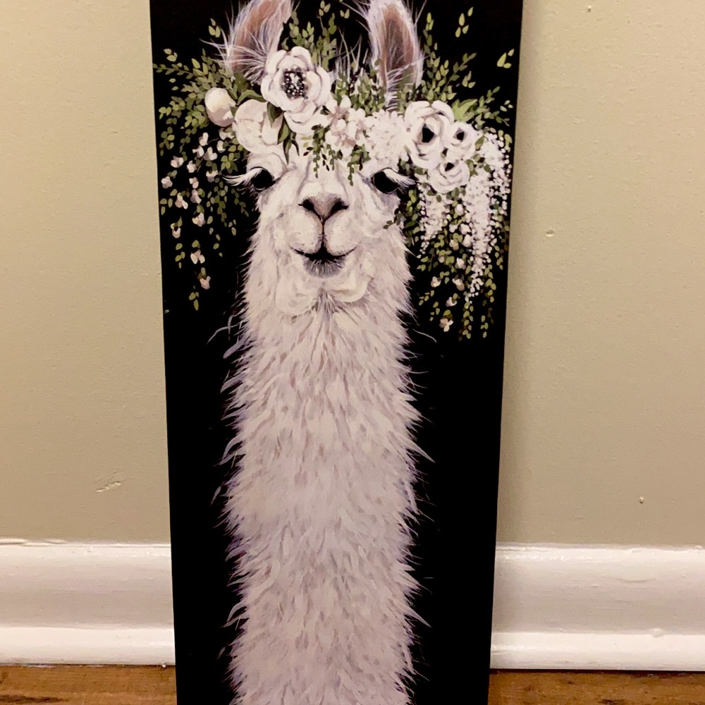 Llama picture frame